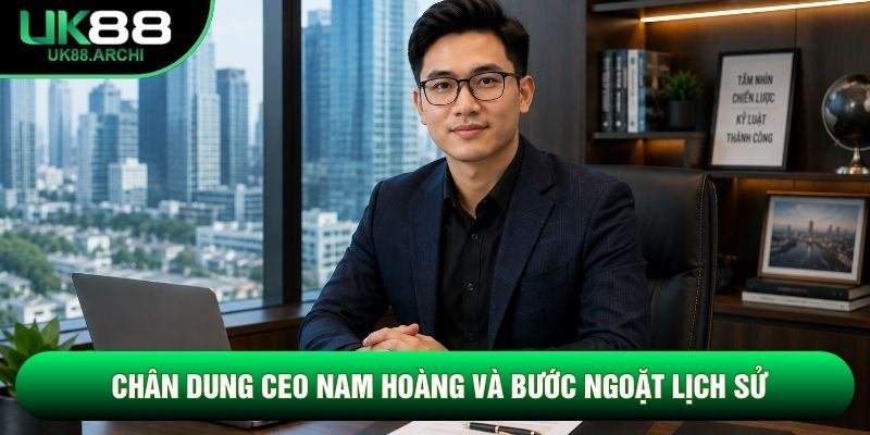 Chân dung CEO Nam Hoàng và bước ngoặt lịch sử Chân dung CEO Nam Hoàng và bước ngoặt lịch sử
