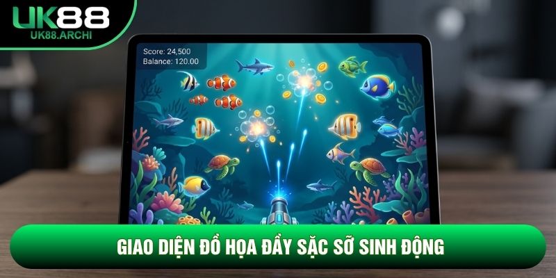 Giao diện đồ họa đầy sặc sỡ sinh động Giao diện đồ họa đầy sặc sỡ sinh động